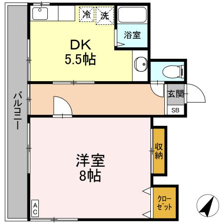 【間取り】 | サンセール岡部