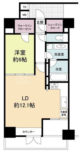 プライムアーバン堺筋本町の間取り