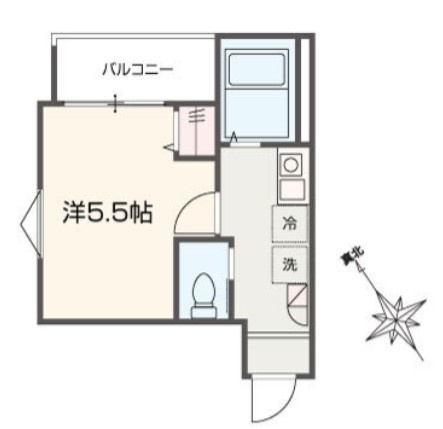 MELLAS尾久の間取り
