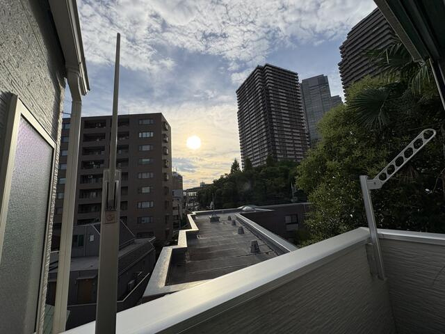 アークビュー恵比寿長者丸の展望|夕日が綺麗です 