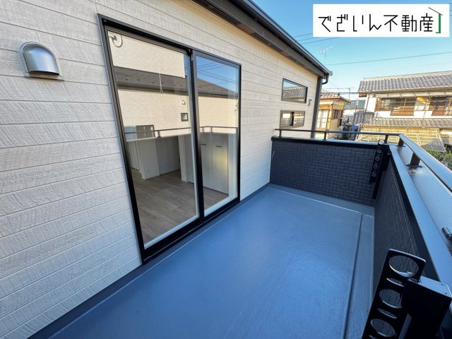 【バルコニー】 | blooming garden鴻巣市吹上本町2丁目　新築住宅 | ≪1号棟≫
現地(2026年9月撮影)
