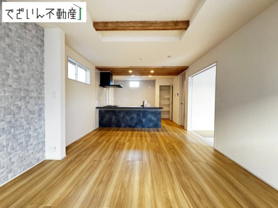 【居間・リビング】 | blooming garden鴻巣市吹上本町2丁目　新築住宅 | ≪1号棟≫
現地(2026年9月撮影)