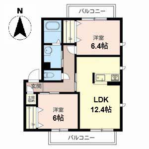 【間取り】 | シャーメゾンシャローズ