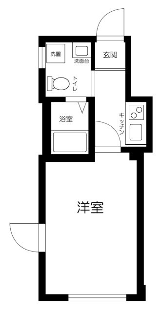 練馬区高野台２丁目のアパートの間取り