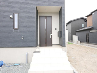 【周辺】 | 中央市井之口 新築戸建全2棟 1号棟 常永駅歩7分 車並列2台 | 敷地境界西側