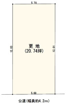 旭区赤川4丁目売土地の画像