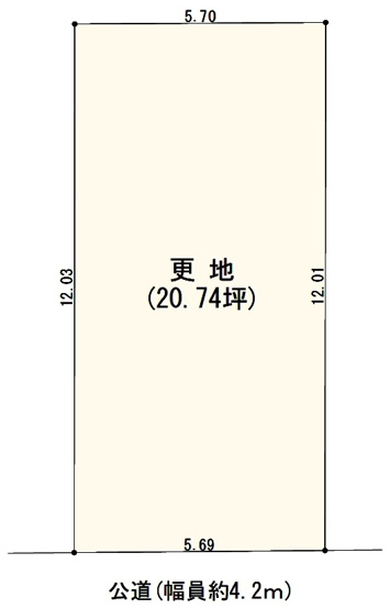 【土地図】 | 旭区赤川4丁目売土地