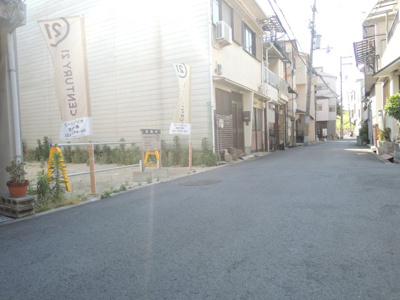 【前面道路含む現地写真】 | 旭区赤川4丁目売土地
