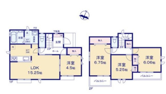 【間取り】 | 国立市谷保7丁目　全１７棟　B号棟　仲介手数料無料