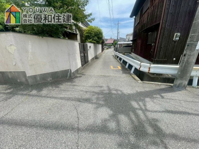 【前面道路含む現地写真】 | 売土地　明石市大久保町西島