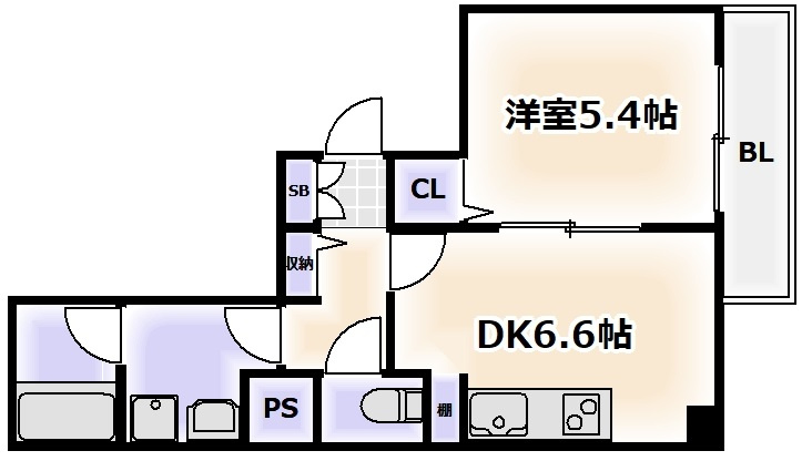 D-reidence長居の間取り