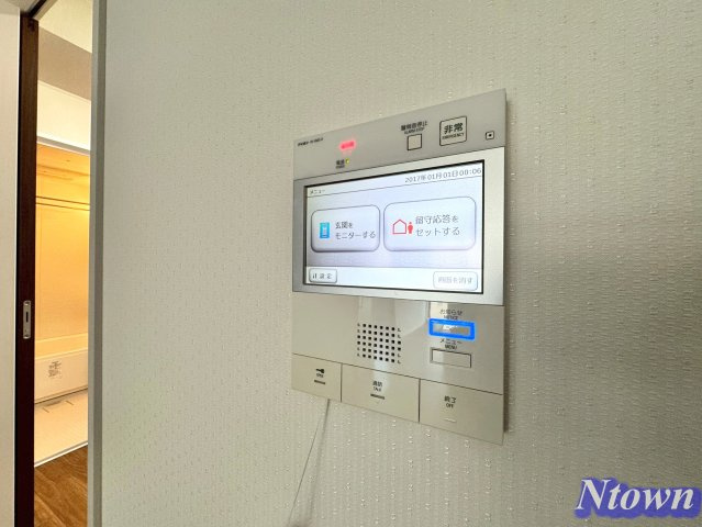 【セキュリティ】 | さくらHills NISHIKI Platinum Residence | モニター付きです。