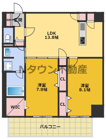 【間取り】 | さくらHills NISHIKI Platinum Residence | 間取りです。