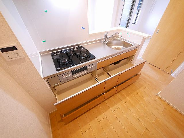 アメニティプラザ朱雀のキッチン|使いやすいキッチンです