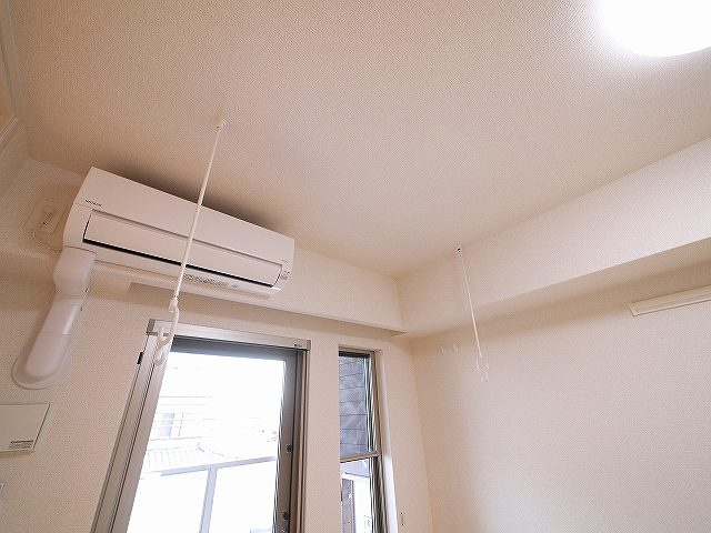 アメニティプラザ朱雀の設備|室内物干しです