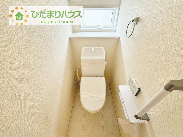 【トイレ】 | 第2土浦市並木　新築戸建　2号棟 | トイレは1F、2F共に完備！取り合いになることがありませんね(^^)/