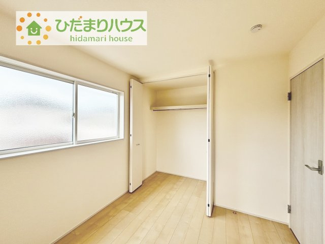 【収納】 | 第2土浦市並木　新築戸建　2号棟 | 全室にクローゼットが付いていて、お部屋の住空間もスッキリ広々使えそうです(^^)