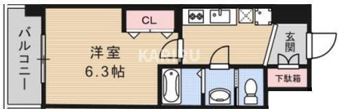 Luxe緑橋の間取り