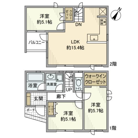 和泉戸建の間取り