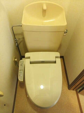 レインボーハイツＡのトイレ|コンパクトで使いやすいトイレです
