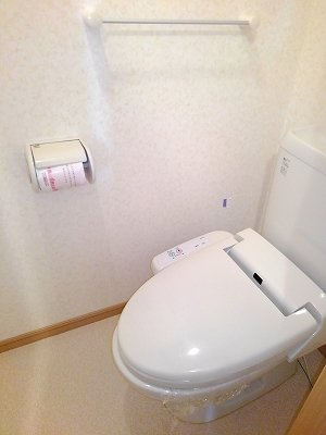 アルカンシェルＢのトイレ|トイレもきれいです