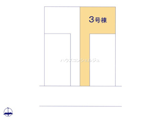 【区画図】 | 名古屋市中川区一色新町２丁目205【仲介手数料無料】新築一戸建て　3号棟