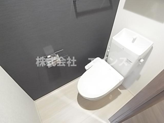 【トイレ】 | D-ROOM神明町Ⅱ　B | シンプルで使いやすいトイレです