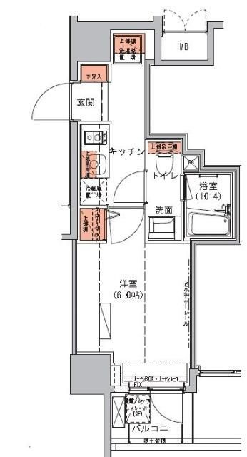 ハーモニーレジデンス池袋#002の間取り