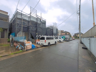 【前面道路含む現地写真】 | 名古屋市中川区一色新町２丁目205【仲介手数料無料】新築一戸建て　4号棟