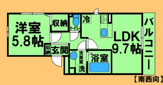 【間取り】 | メゾン ボナールA