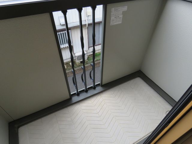 メゾンリシェスのバルコニー