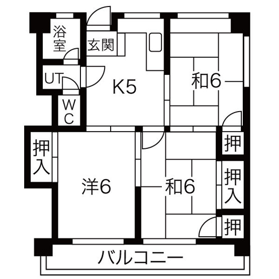 【間取り】 | 今枝マンション