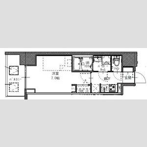 S-RESIDENCE堺筋本町Deuxの間取り
