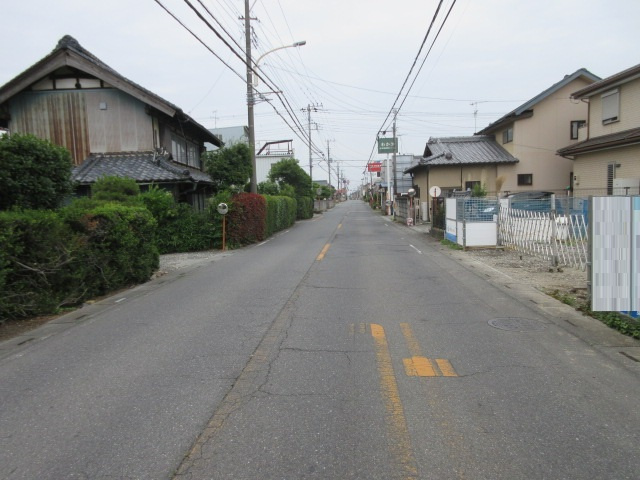 【仲介手数料無料】新築戸建　深谷市東方町2-4-5（全1棟）の前面道路含む現地写真