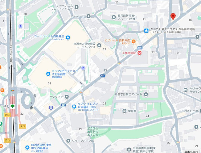 【間取り】 | 西新井本町２丁目売店舗
