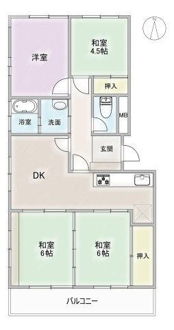 東浦マンションの間取り