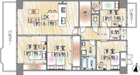 アピア1　シティライフ逆瀬川１の画像