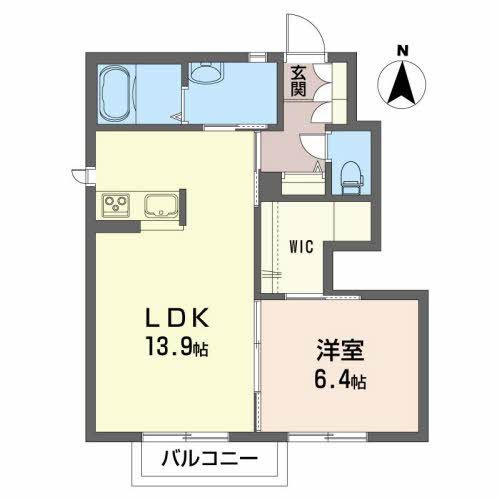 ノースフォレストＢの間取り