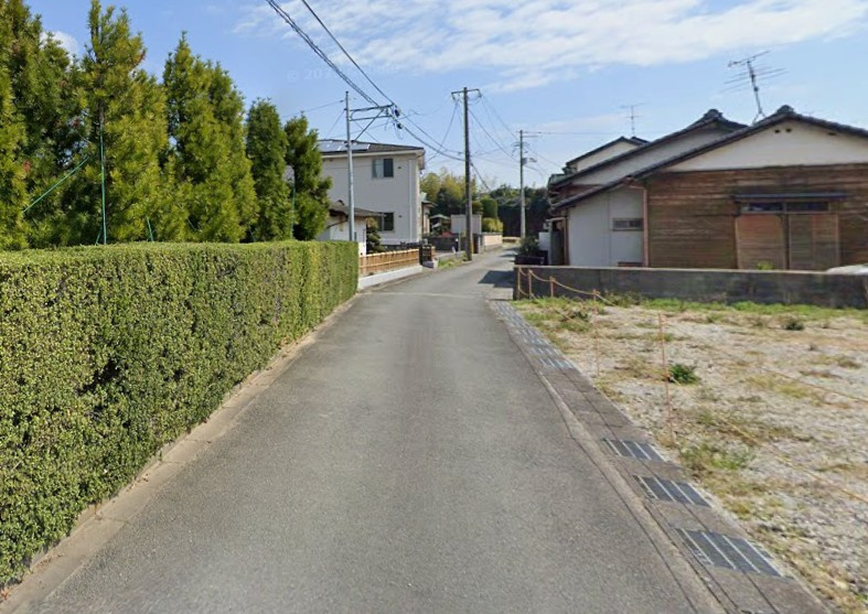 【新築戸建】　いわき市平赤井2期　長期優良住宅　全1棟の前面道路含む現地写真|北側4ｍ公道