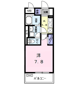 【間取り】 | ハーモニーハイツ高畑