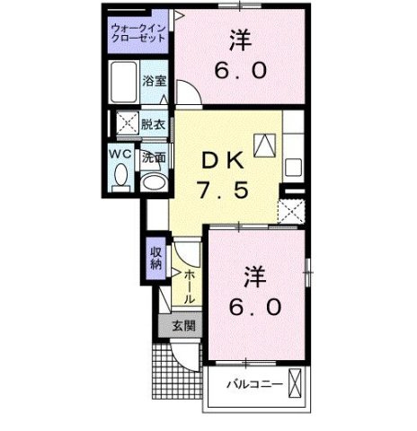 グランシャリオⅢの間取り