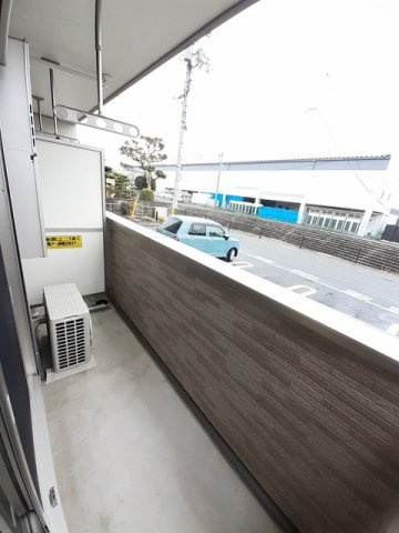 ソレイユ　Ｂのバルコニー|陽当たり良好なバルコニーです