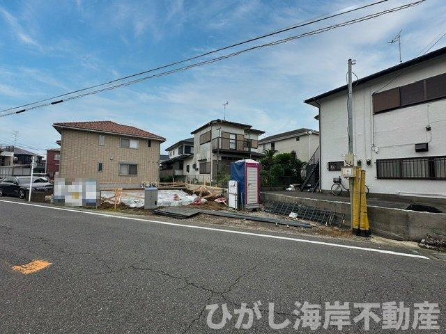 藤沢市羽鳥3丁目　新築戸建の外観|7月7日撮影　建築中　現地外観