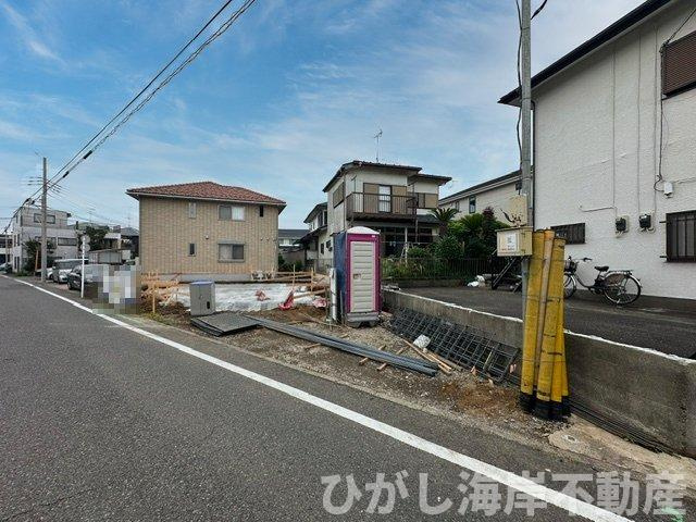 藤沢市羽鳥3丁目　新築戸建の外観|7月7日撮影　建築中　現地外観