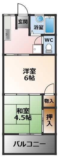 【間取り】 | ハイツジョイ