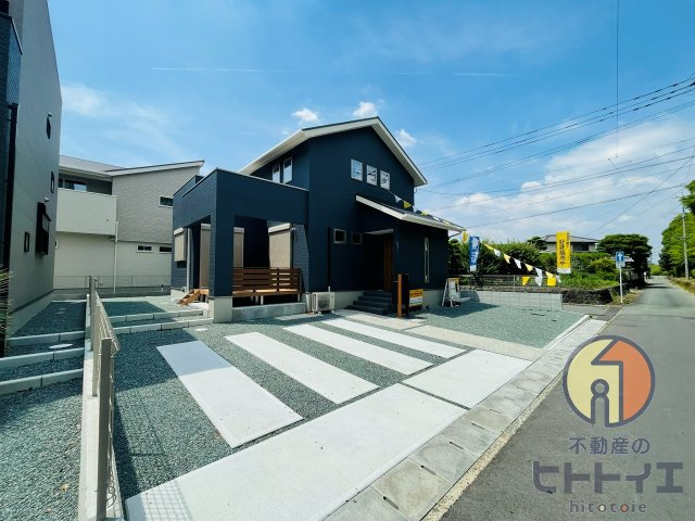新築建売)久留米市東櫛原の前面道路含む現地写真
