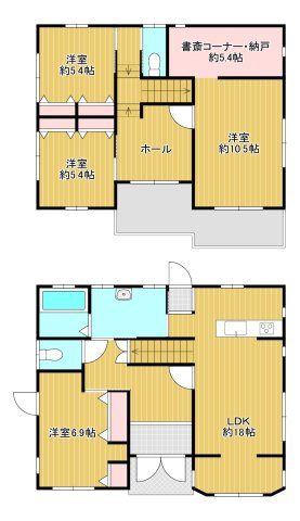【間取り】 | 児玉郡神川町新里　中古戸建