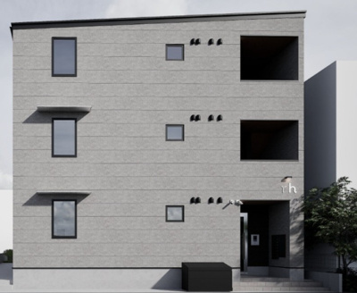 【外観パース】 | ｒｏｂｏｔ　ｈｏｍｅ　西台 | 外観パースです。