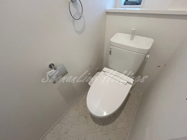 藤沢市辻堂６丁目のアパートのトイレ|清潔感のあるトイレです