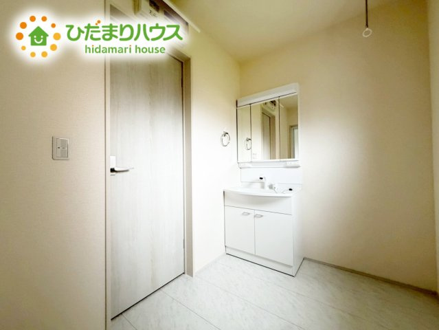 いわき市常磐上湯長谷町第2　新築戸建の洗面所|暮らしを快適に変えるシャワー付洗面台☆彡